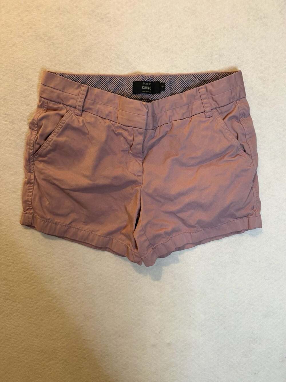 J.Crew Women's Dusty Rose Chino Shorts Size 6